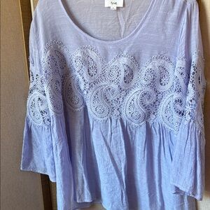 Fyve Lace Detail Women's Top large